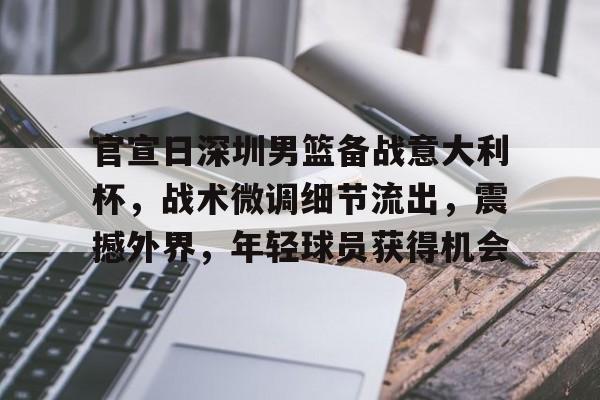 kaiyun-关于官宣日深圳男篮备战意大利杯，战术微调细节流出，震撼外界，年轻球员获得机会的信息